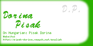 dorina pisak business card